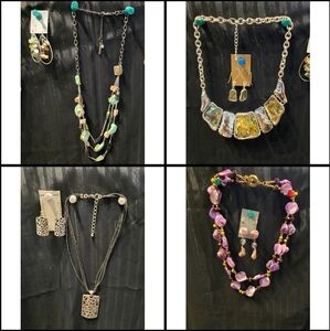 Bundle of 4 Neclace/Earring Sets